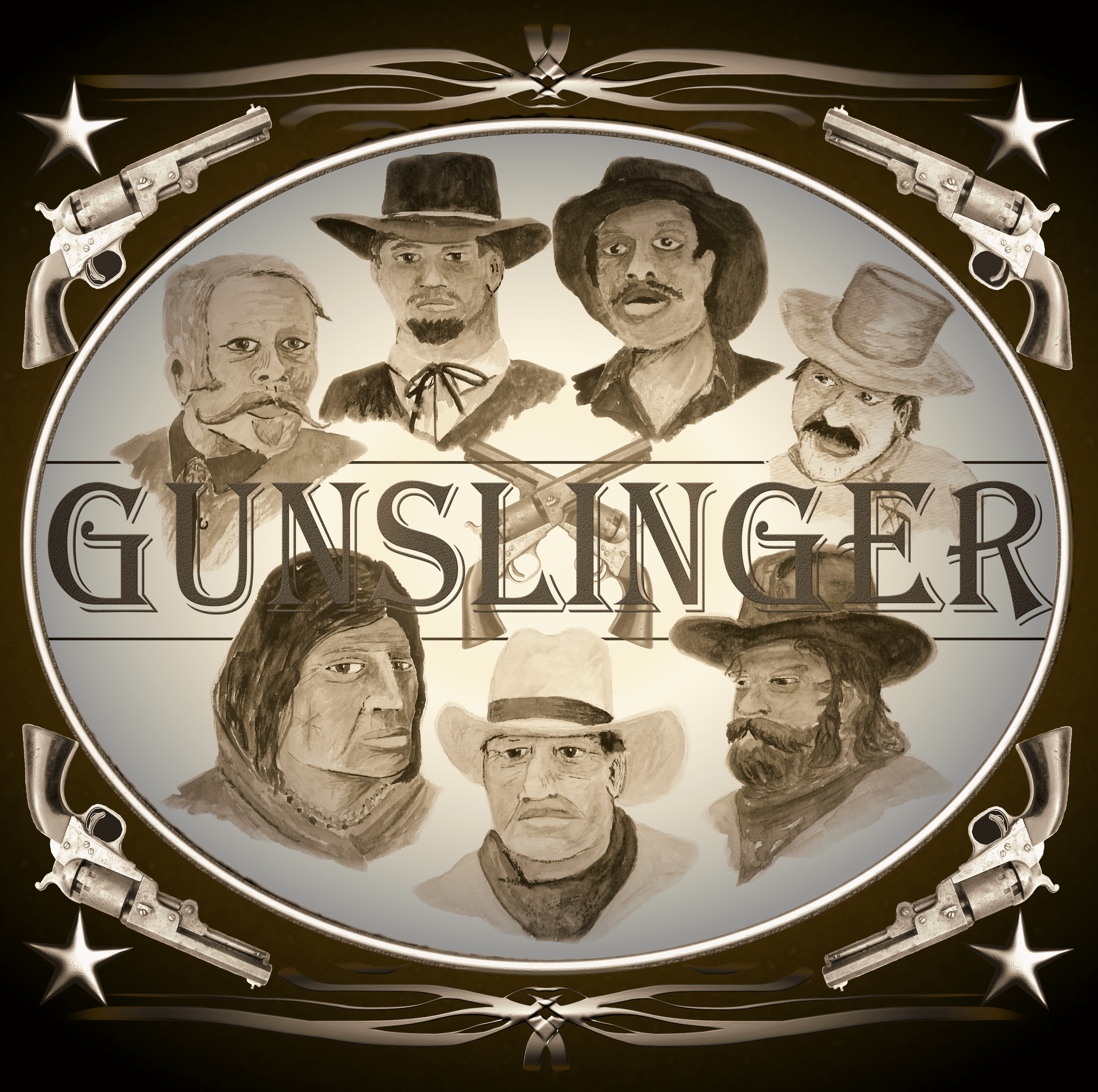 Gunslinger: Legends of the Dusty Trail box art