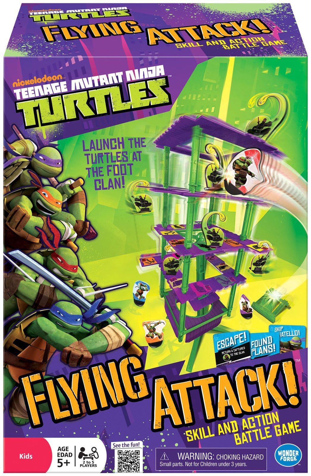 Teenage Mutant Ninja Turtles: Flying Attack! box art