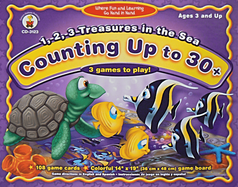1, 2, 3 Treasures in the Sea doboz