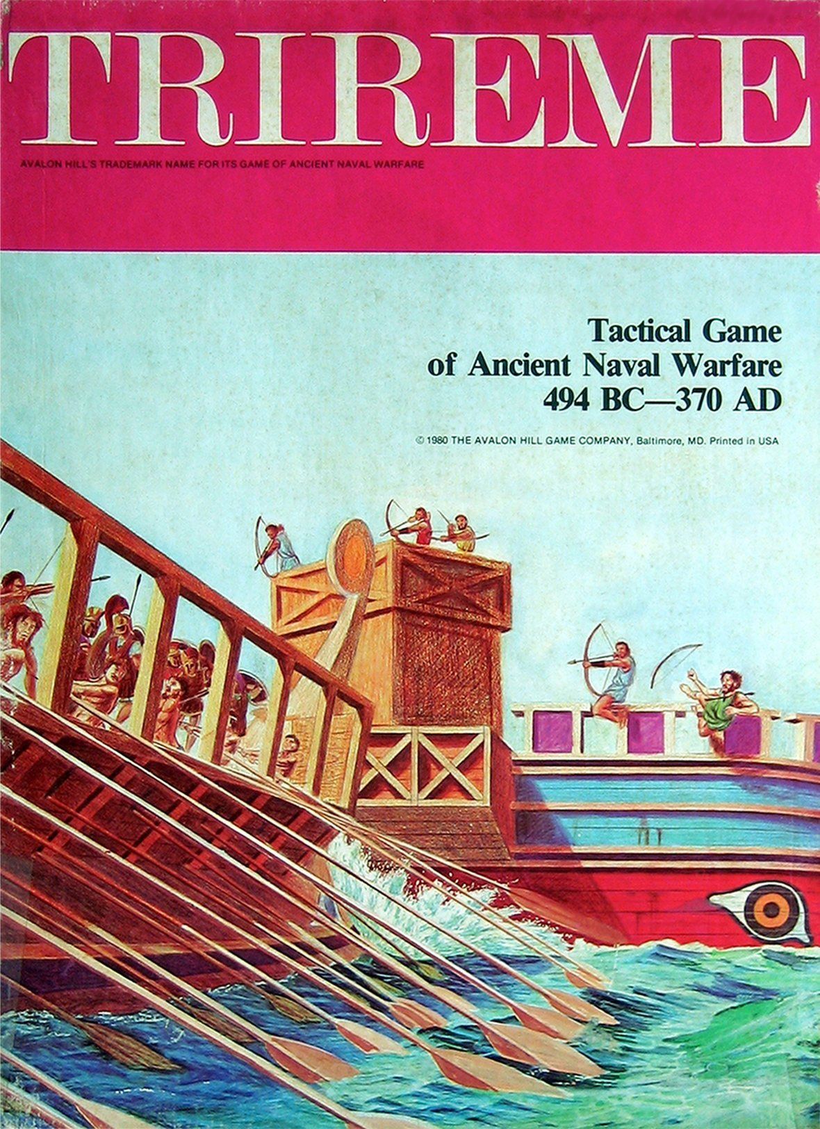 Trireme: Tactical Game of Ancient Naval Warfare 494 BC-370 AD box art
