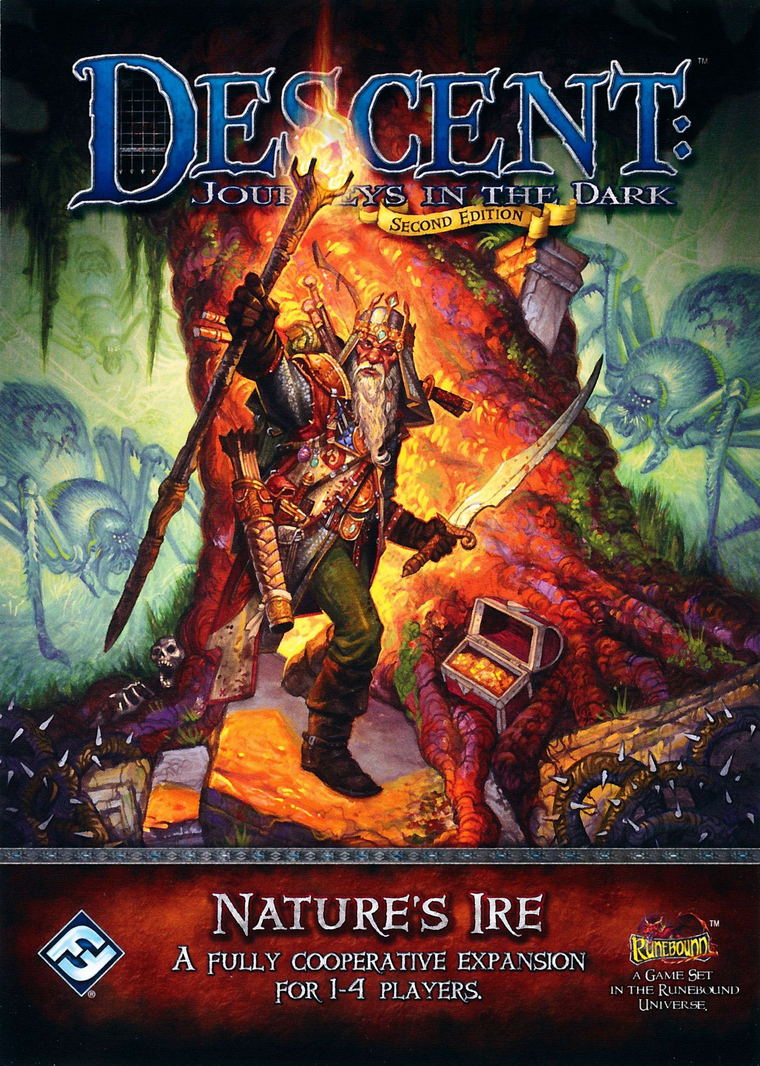 Descent: Journeys in the Dark (Second Edition) – Nature's Ire box art