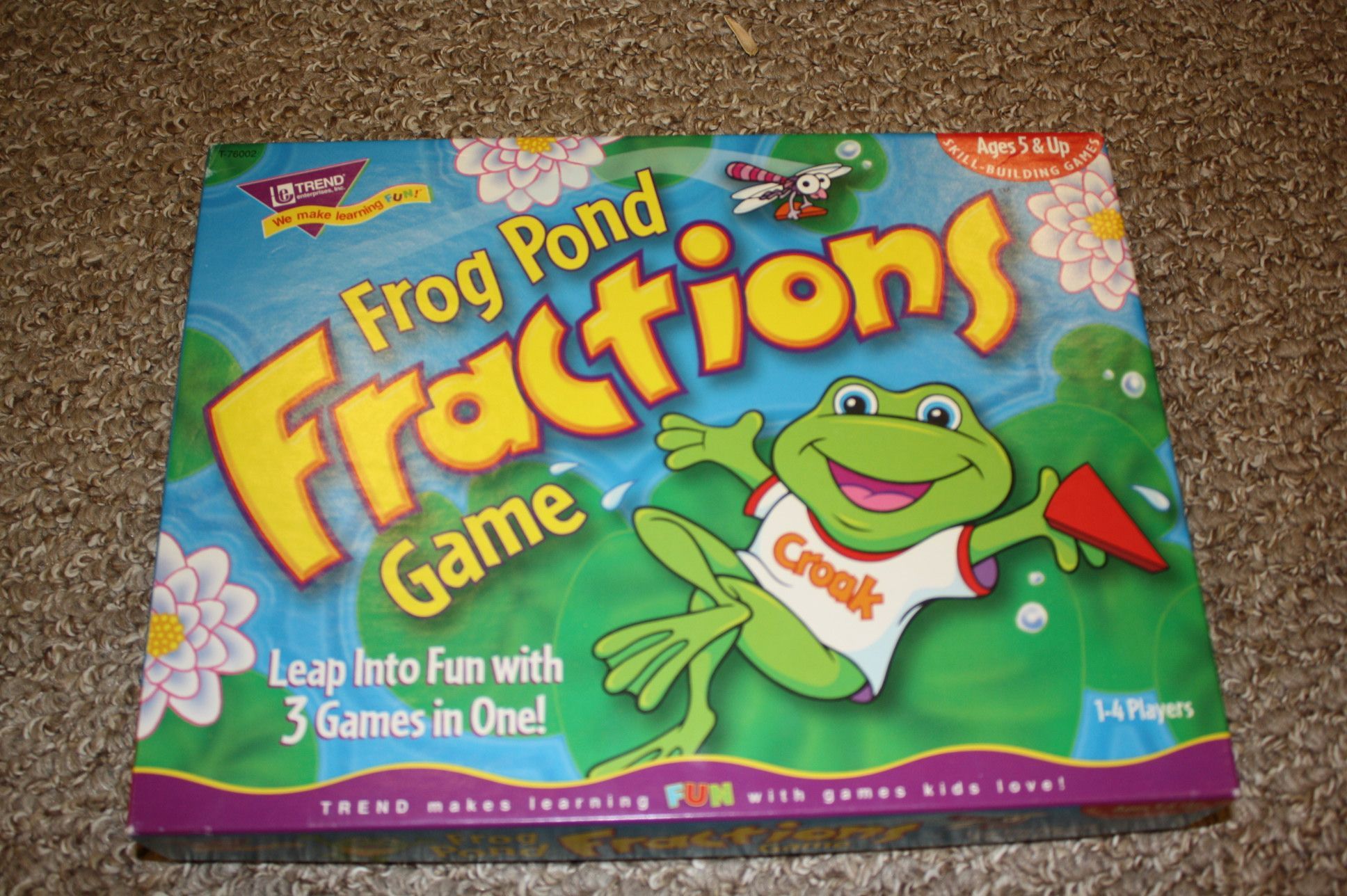 Frog Pond Fractions Game doboz