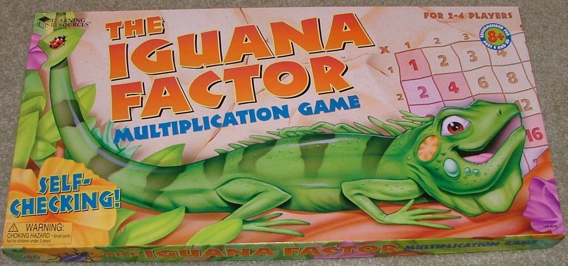 The Iguana Factor Multiplication Game doboz