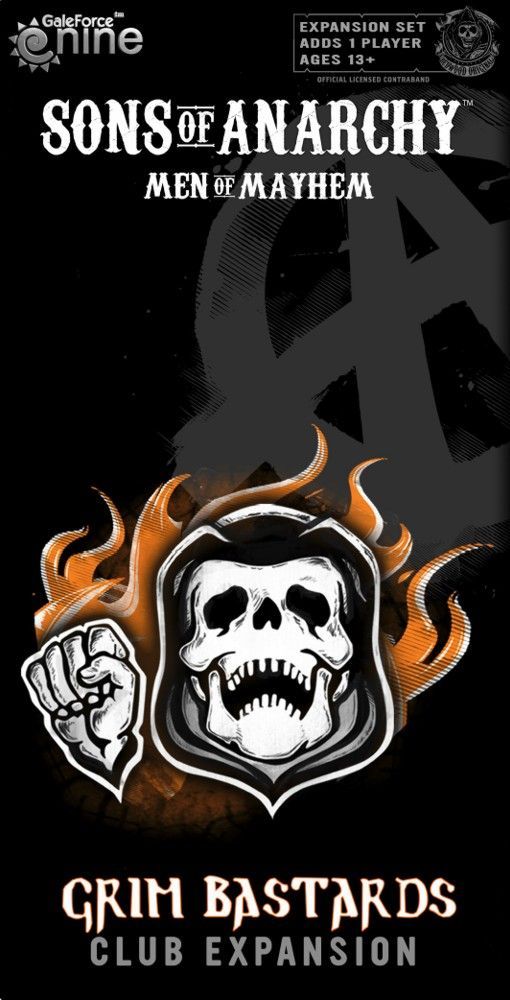 Sons of Anarchy: Men of Mayhem – Grim Bastards Club Expansion doboz