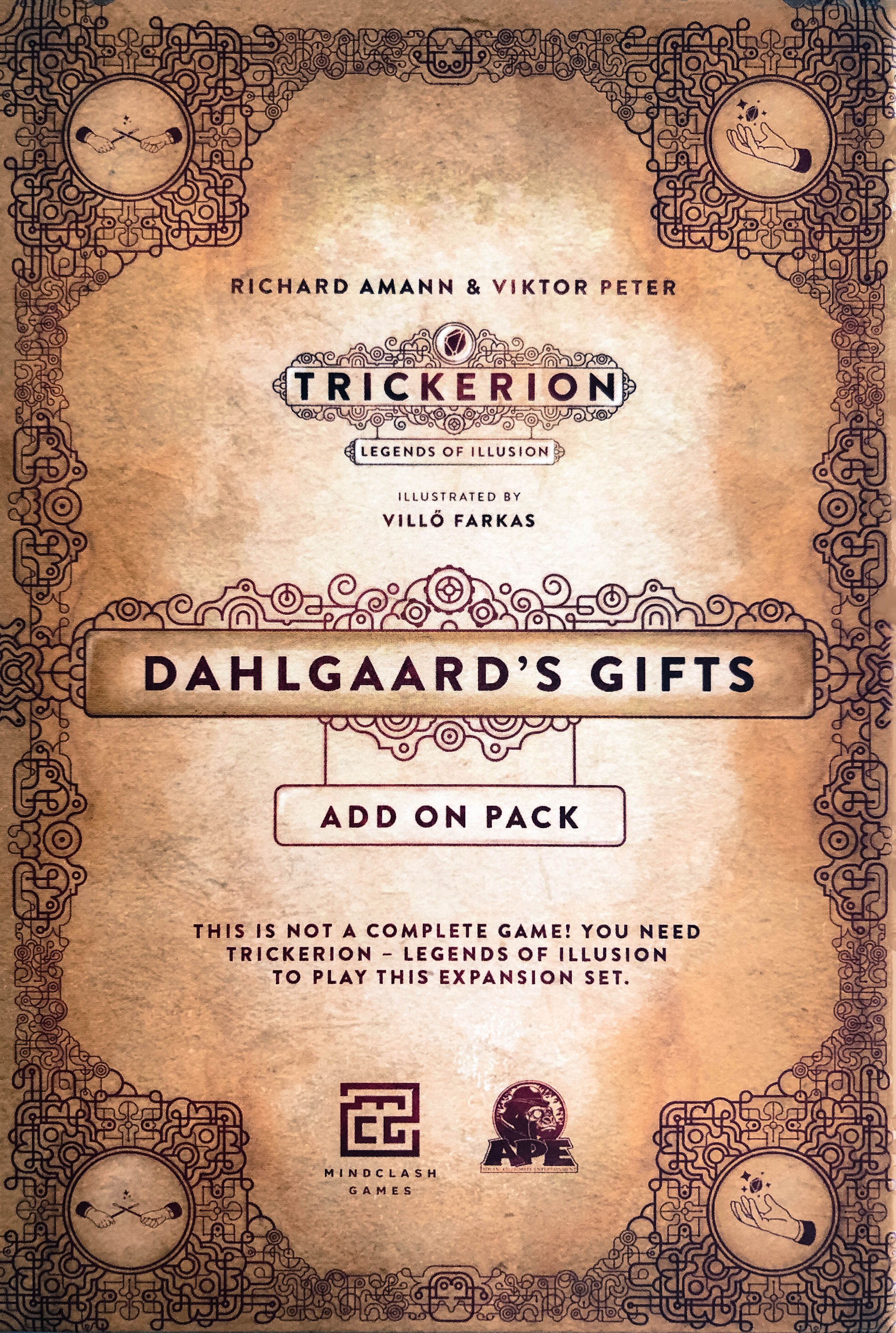 Trickerion: Dahlgaard's Gifts doboz