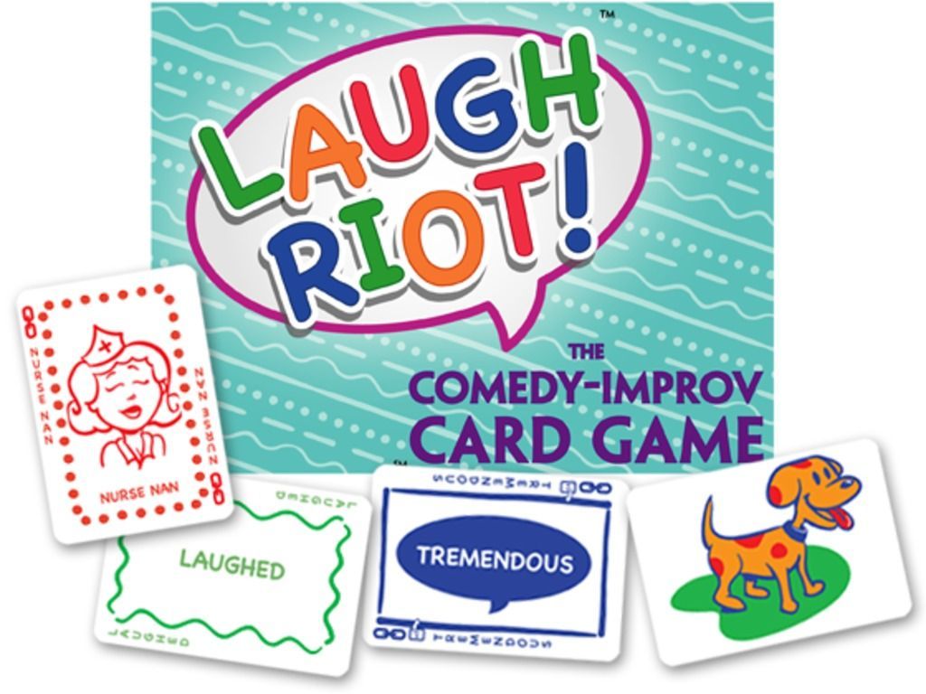 Laugh Riot!: The Comedy-Improv Card Game box art