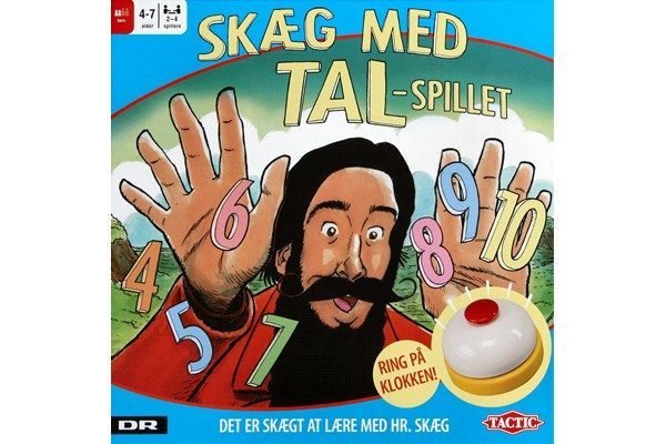 Skæg med tal-spillet doboz