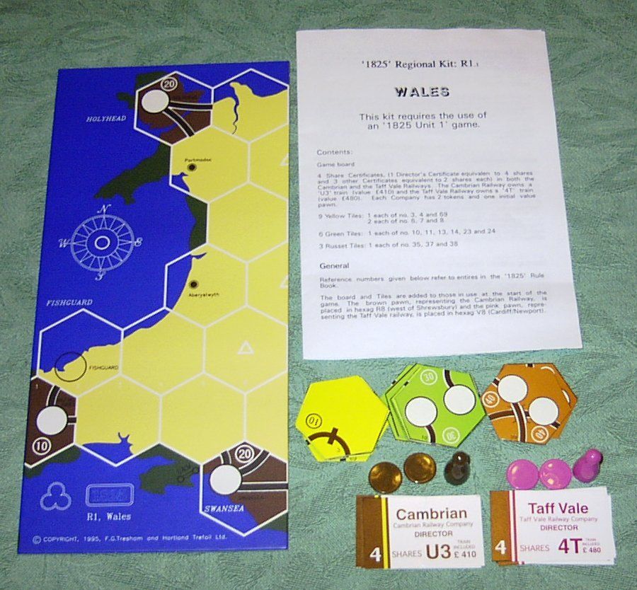 Coperta 1825 Regional Kit R1: Wales