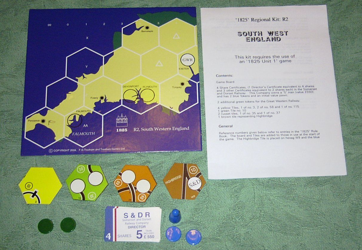 1825 Regional Kit R2: South West England box art