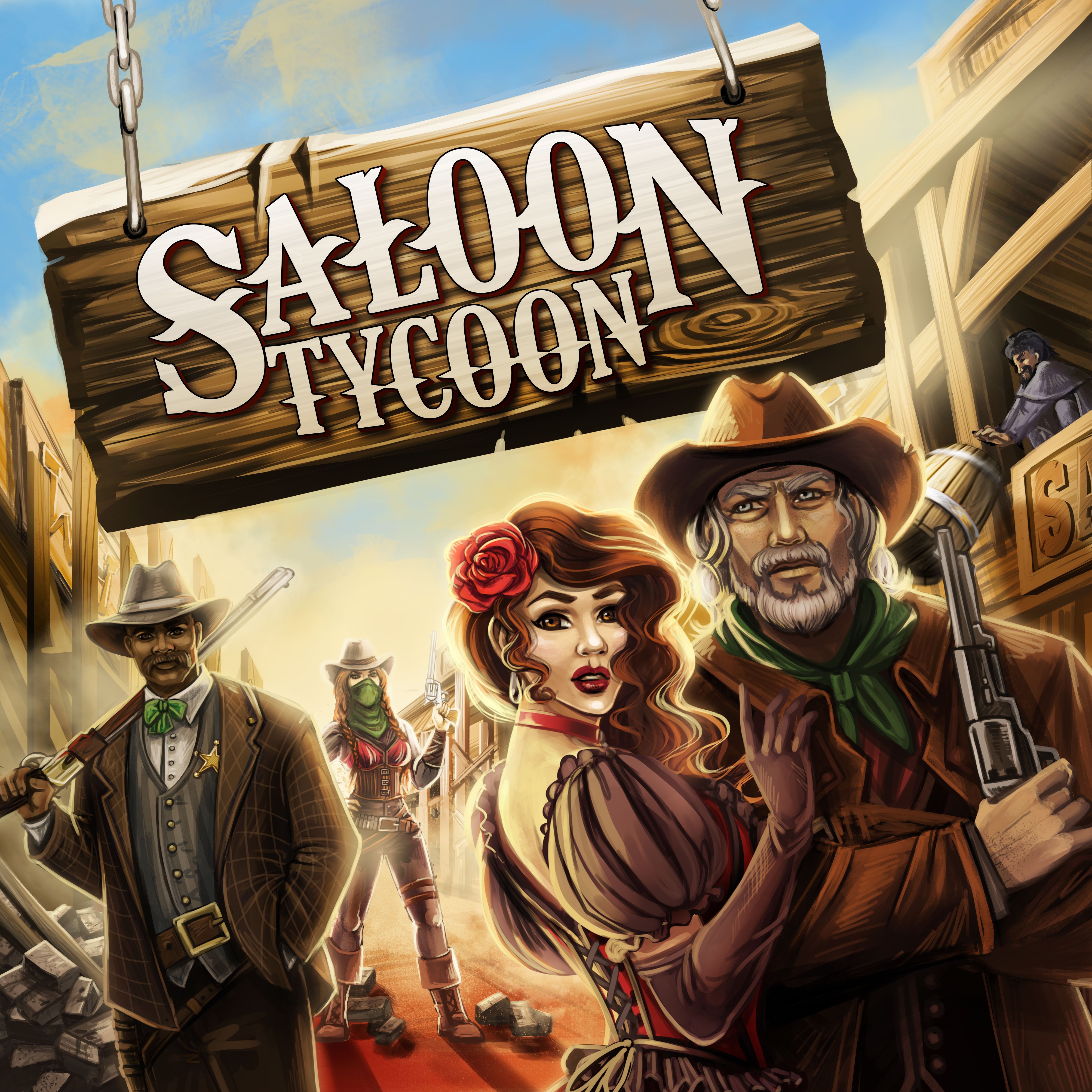 Saloon Tycoon box art