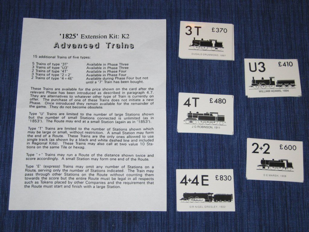 1825 Extension Kit K2: Advanced Trains box art
