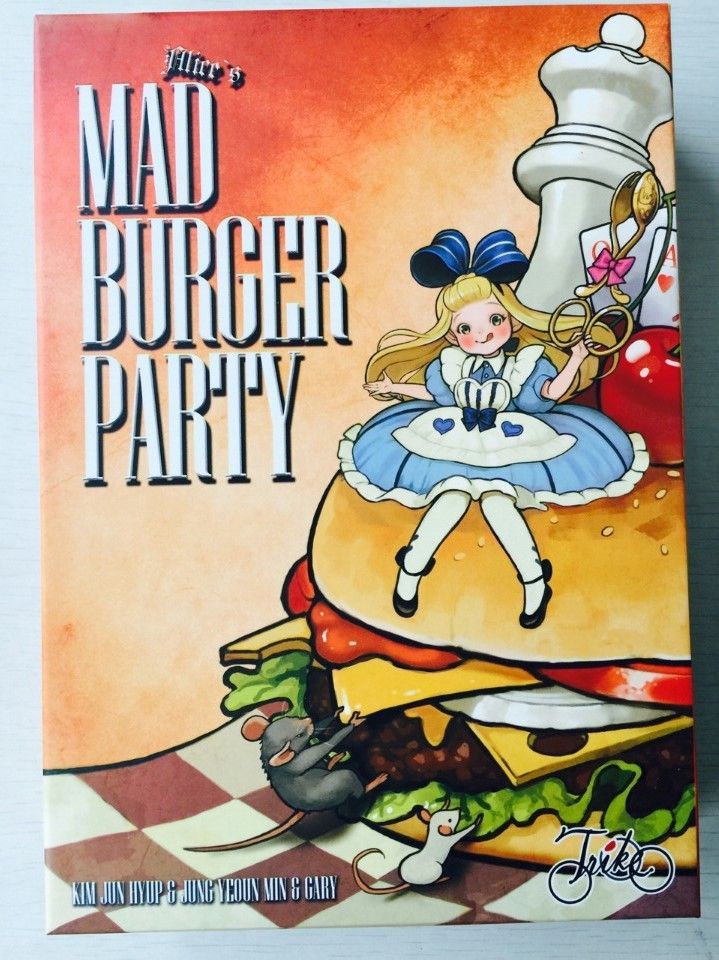 Alice's mad burger party box art