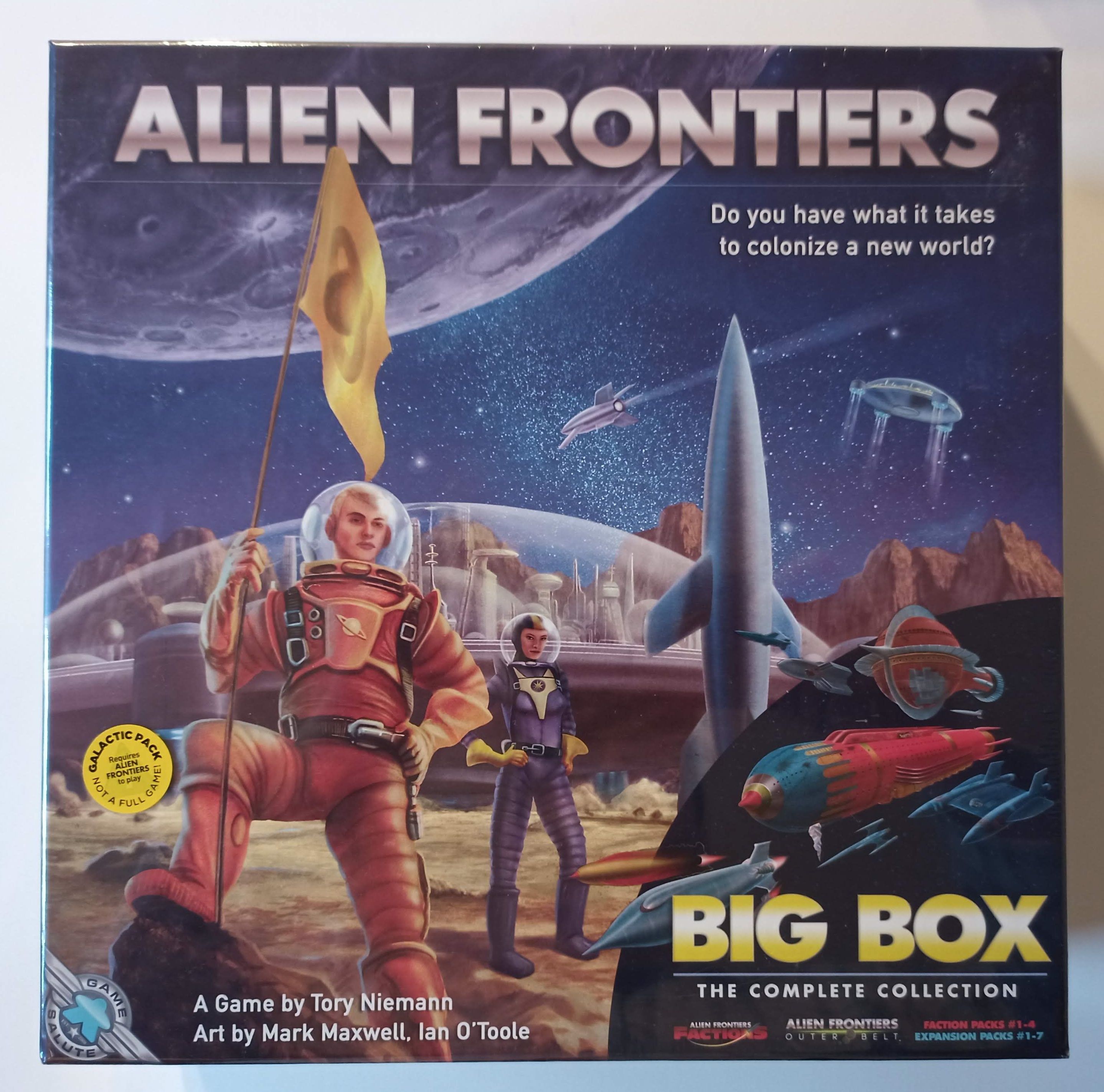 Alien Frontiers: Galactic Pack box art