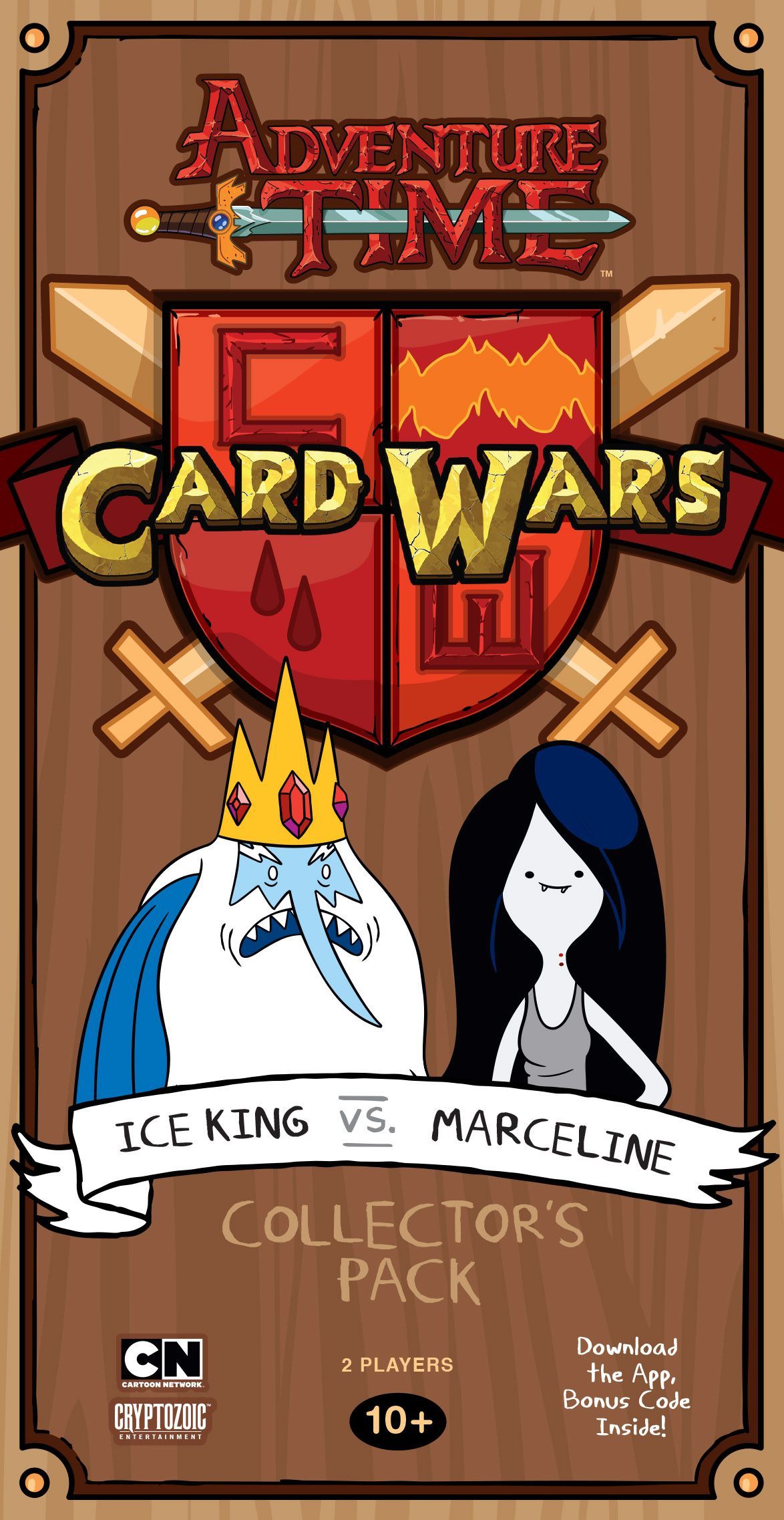 Coperta Adventure Time Card Wars: Ice King vs. Marceline