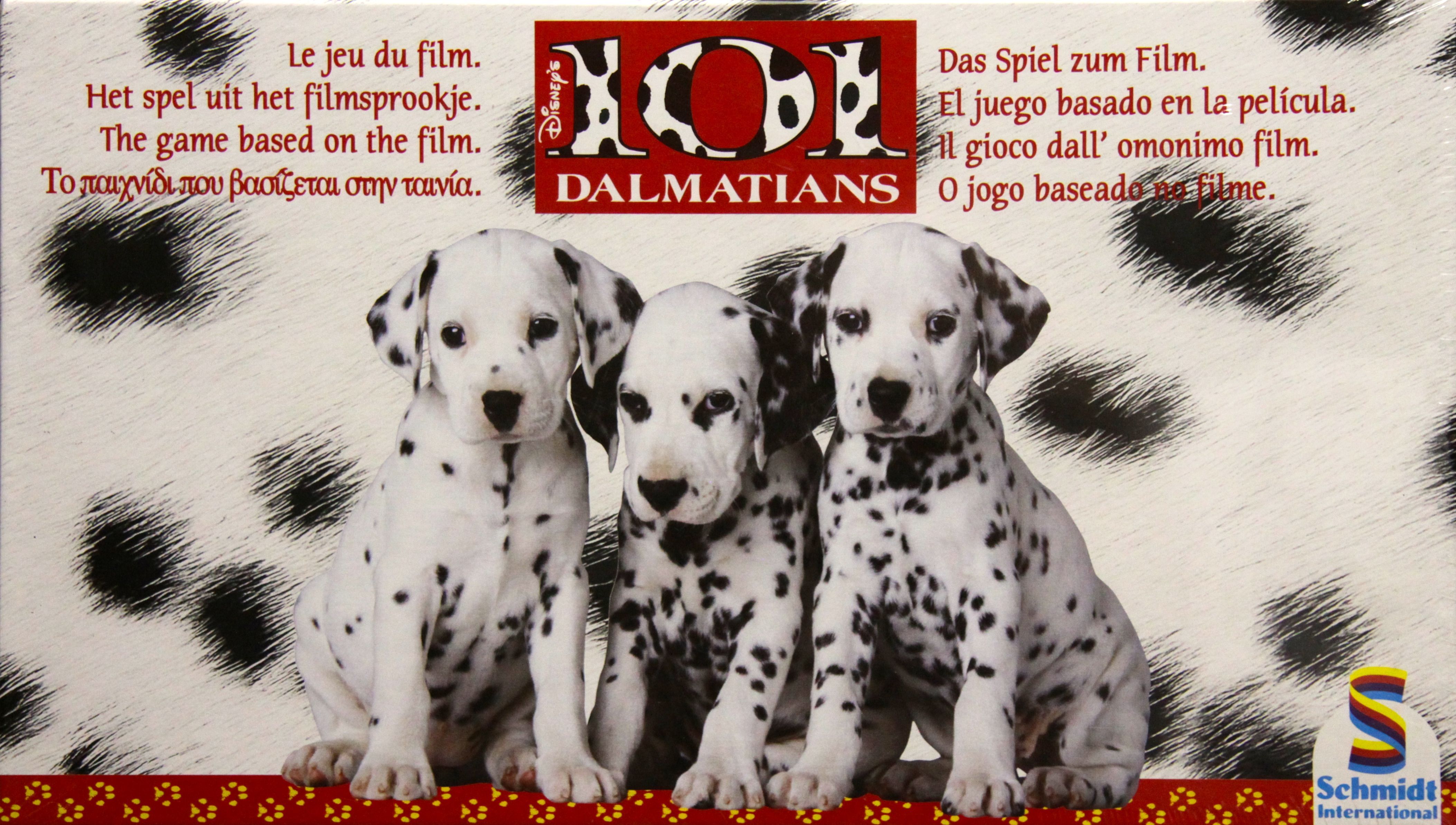101 Dalmatians: The game based on the film box art
