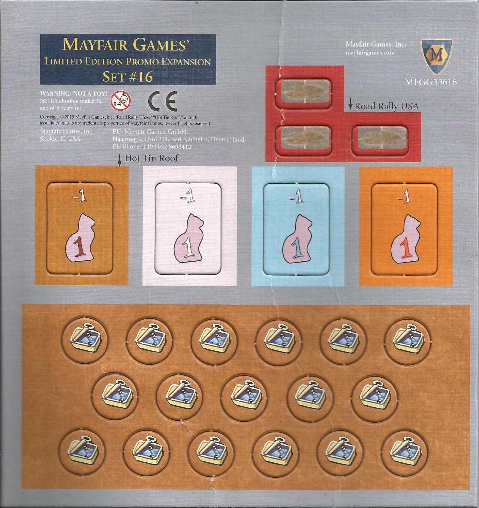 Mayfair Games' Limited Edition Promo Expansion Set #16 box art