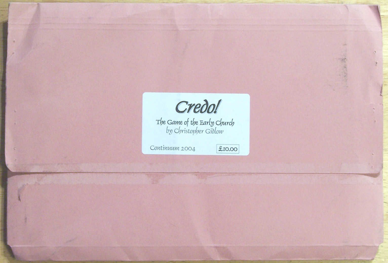 Credo!: The Game of the Early Church box art