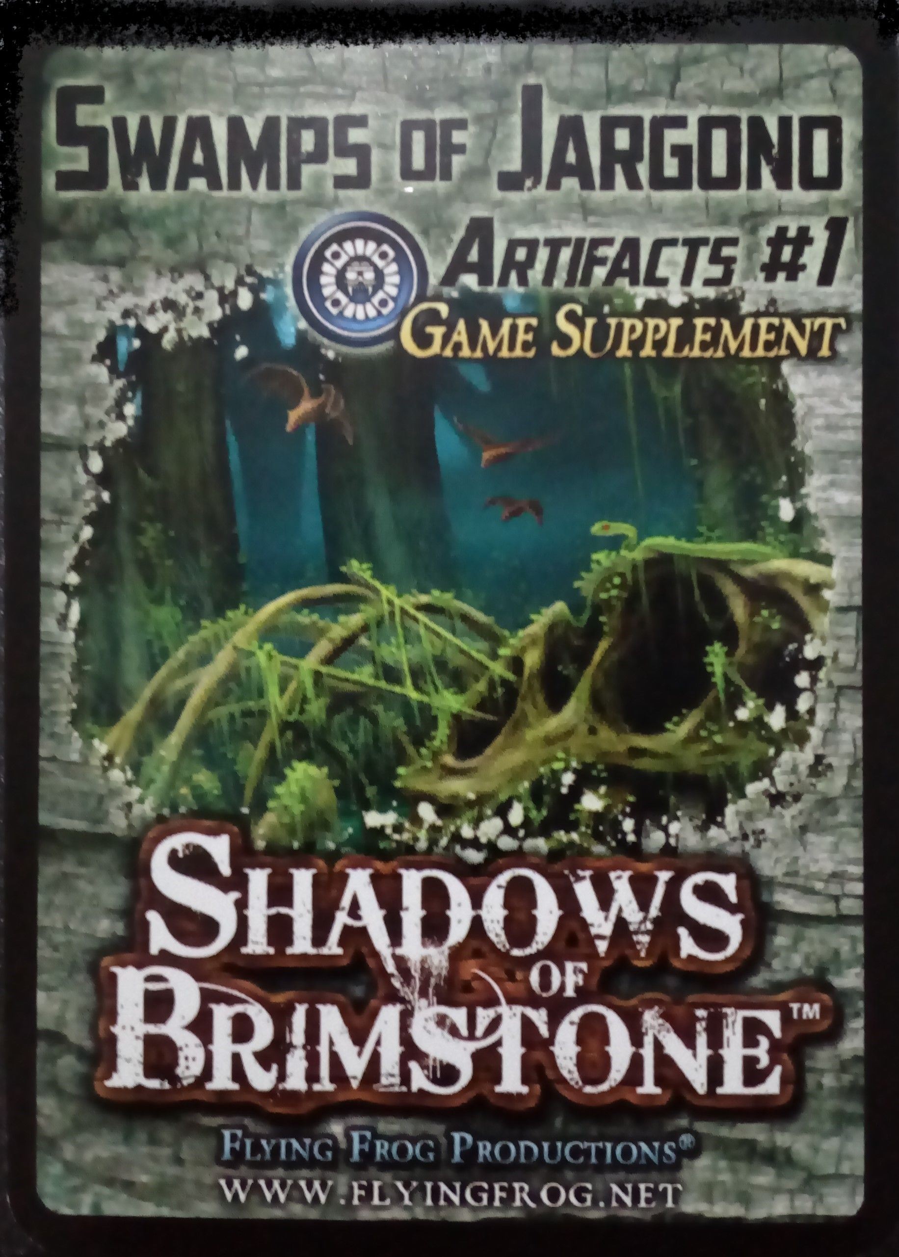 Coperta Shadows of Brimstone: Swamps of Jargono Artifacts #1 Game Supplement