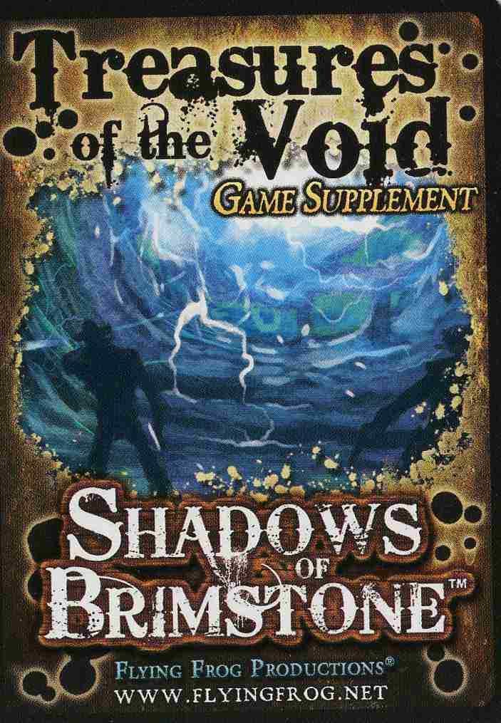 Shadows of Brimstone: Treasures of the Void Game Supplement doboz