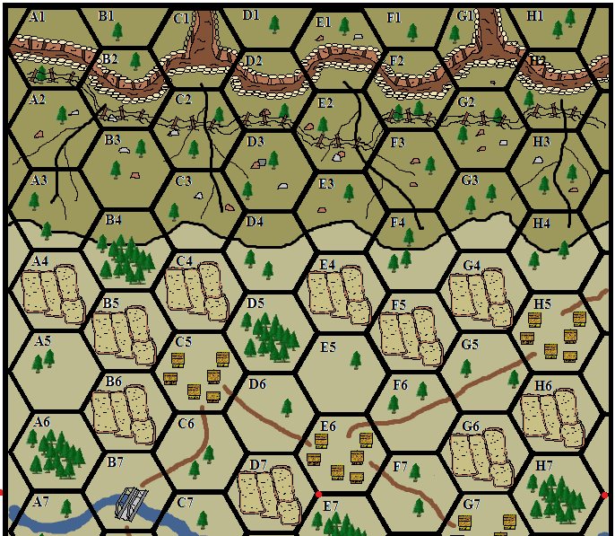 Coperta OUTPOST WAR: A Solitaire Game of Combat in the Hills of Korea (1951-1953).
