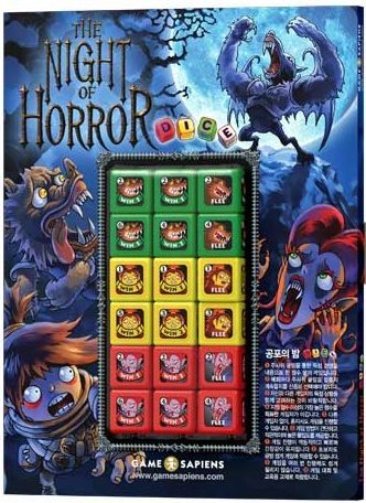The Night of Horror Dice box art
