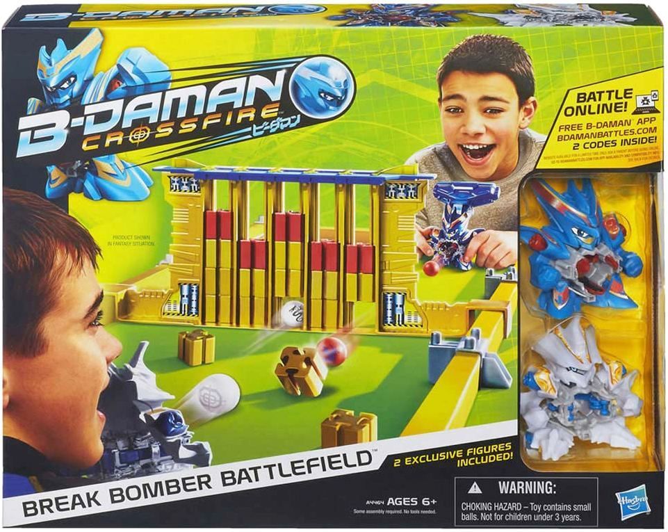 B-Daman Crossfire Break Bomber Battlefield box art