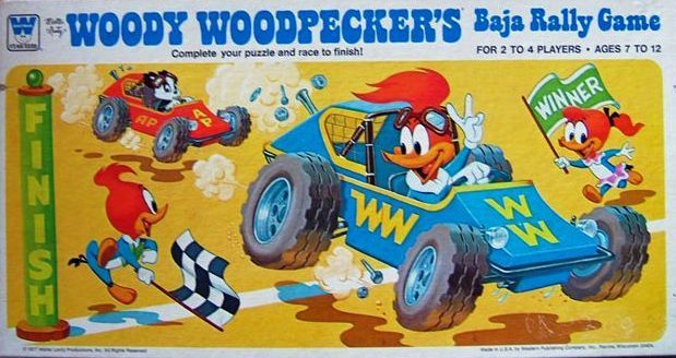 Woody Woodpecker's Baja Rally box art