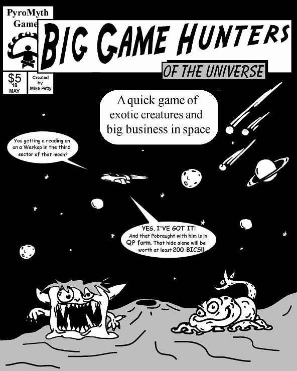 Big Game Hunters of the Universe doboz