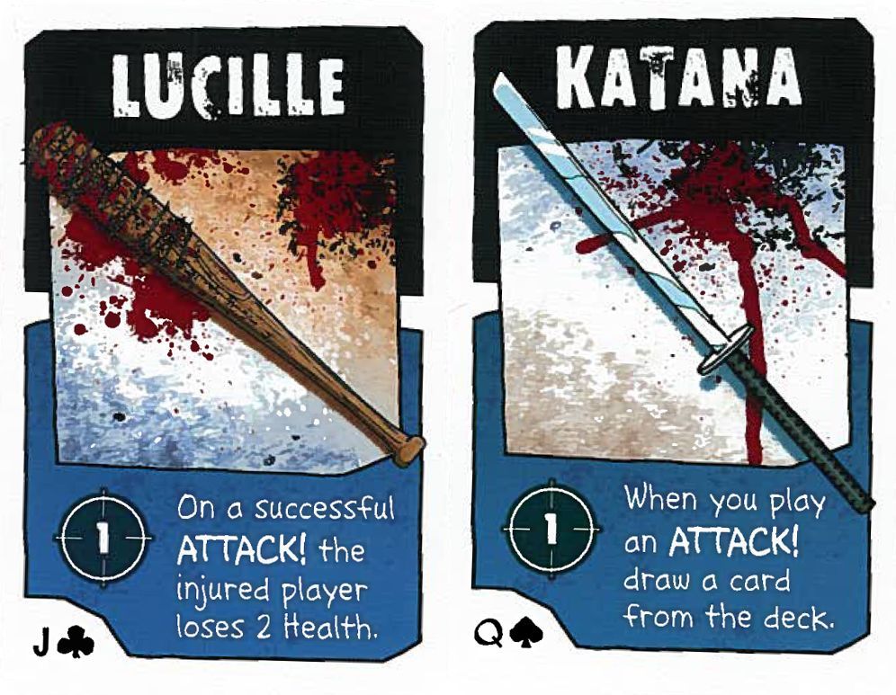 Coperta BANG!: The Walking Dead – Lucille & Katana