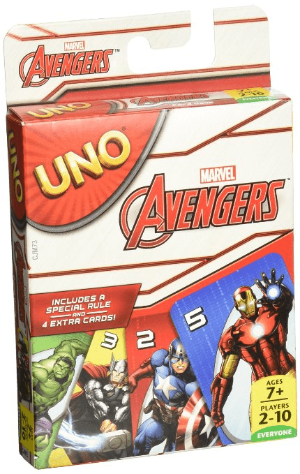 UNO: Avengers box art