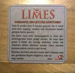 Limes: Ein letztes Kärtchen