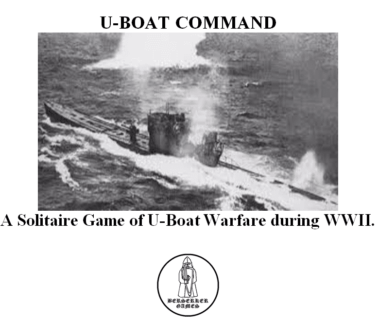 U-BOAT COMMANDER: A Solitaire Game of U-Boat Warfare during WWII box art