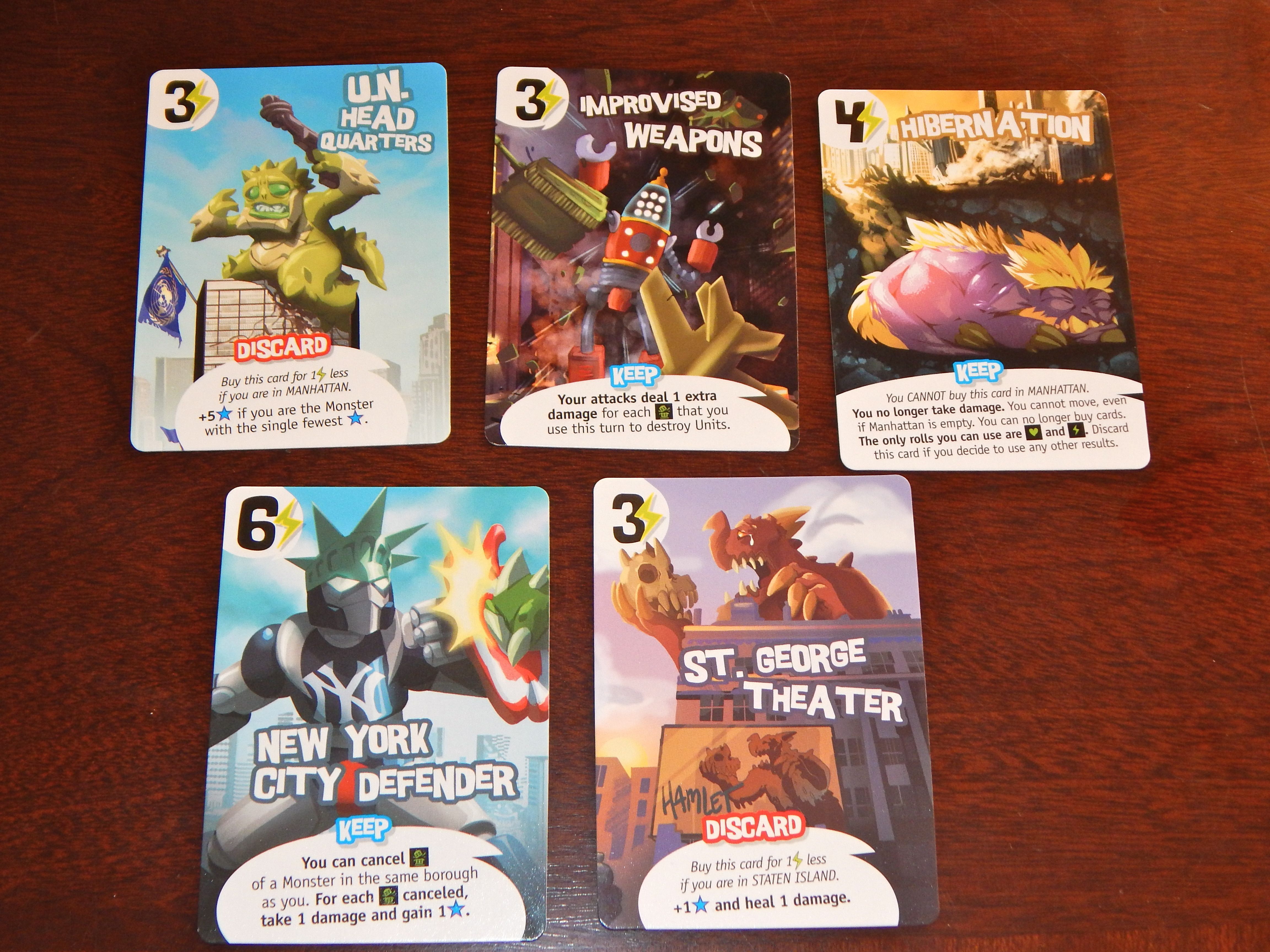 King of New York: Promo Cards box art