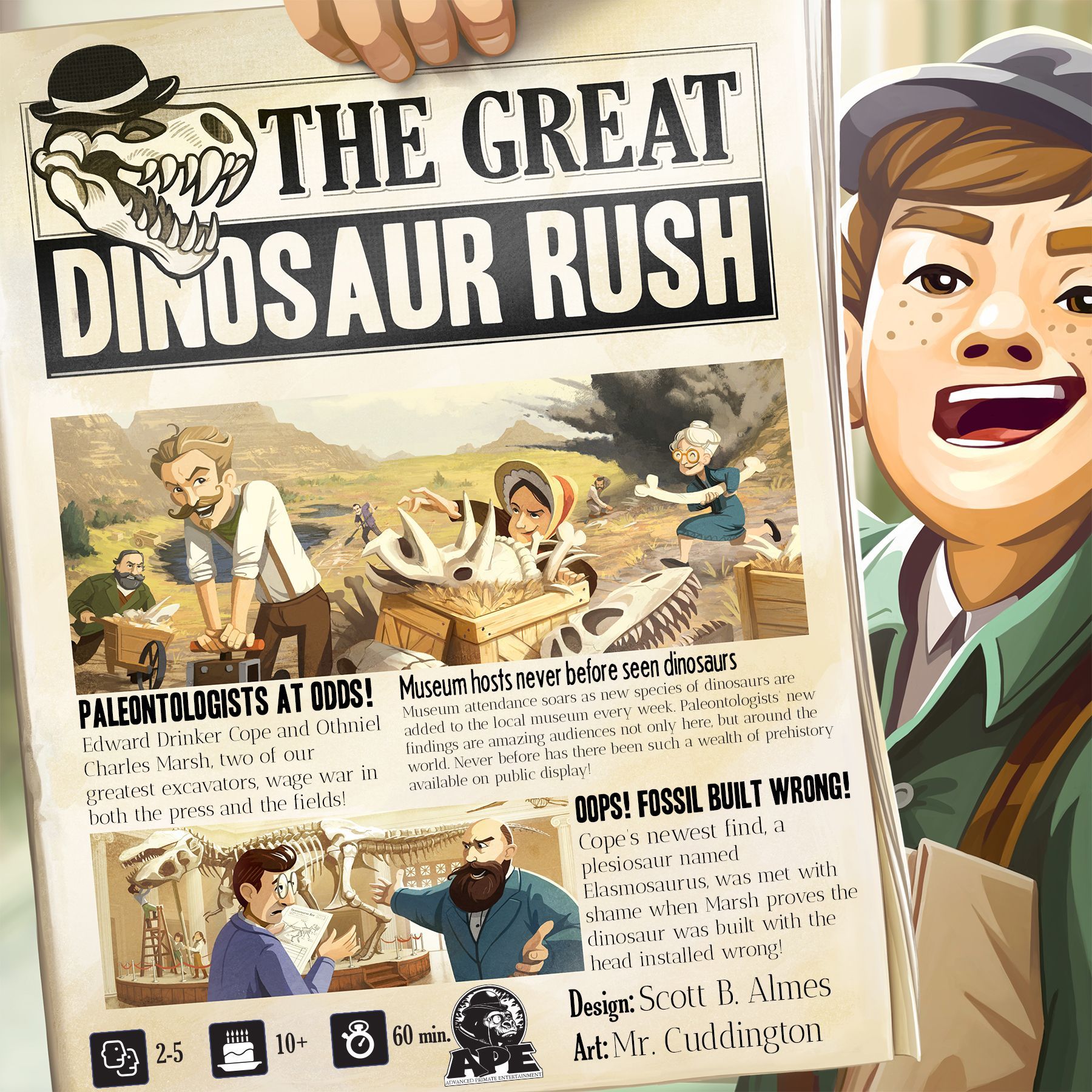 The Great Dinosaur Rush box art