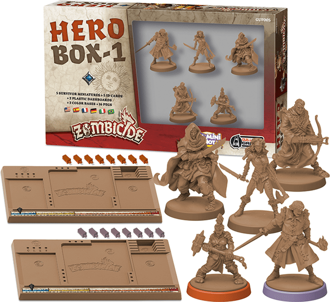 Zombicide: Black Plague – Hero Box 1 doboz