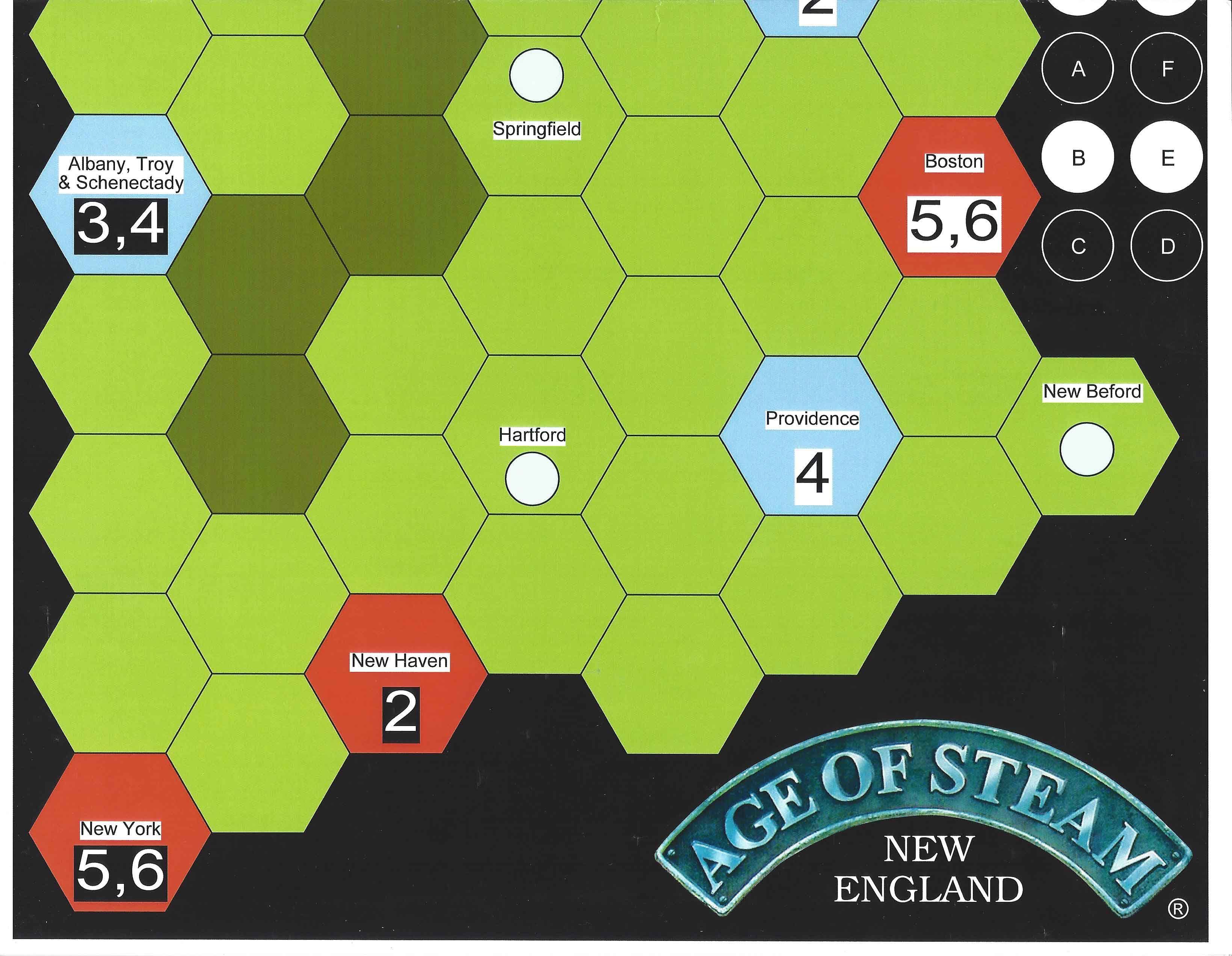 Age of Steam Expansion: New England doboz