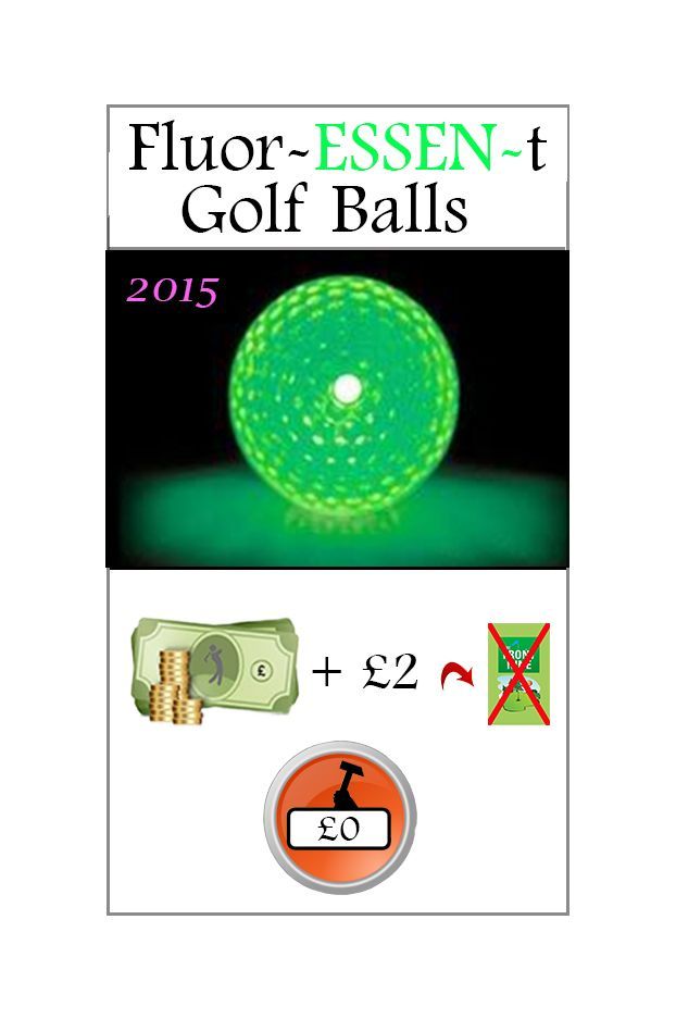 The Front Nine: Promo#2 – Fluor-ESSEN-t Golf Balls doboz
