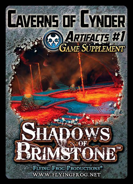 Coperta Shadows of Brimstone: Caverns of Cynder – Artifacts #1 Game Supplement