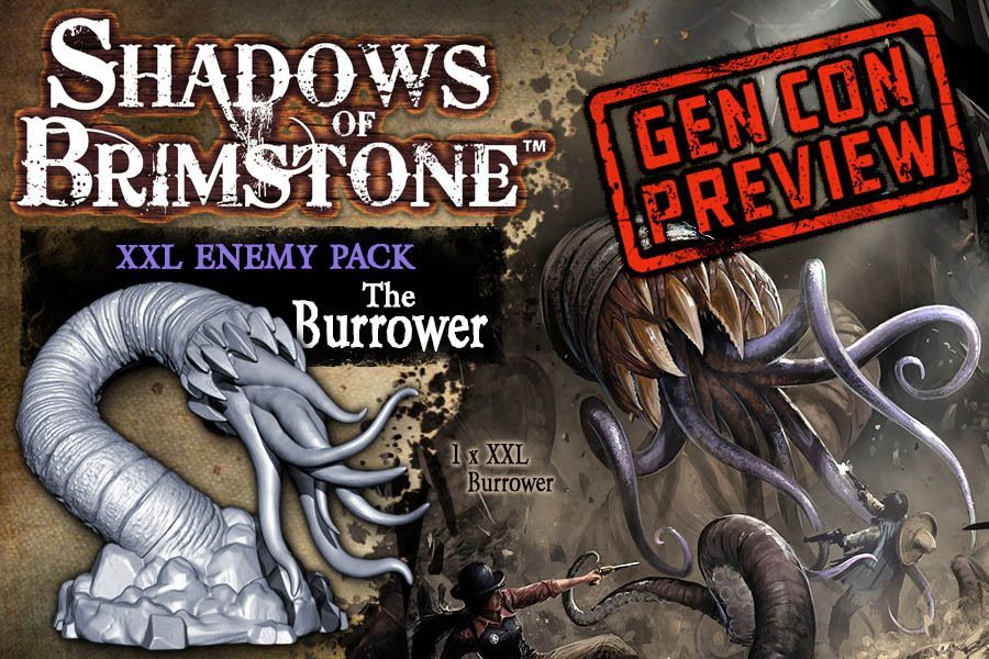 Shadows of Brimstone: Burrower XXL Enemy box art