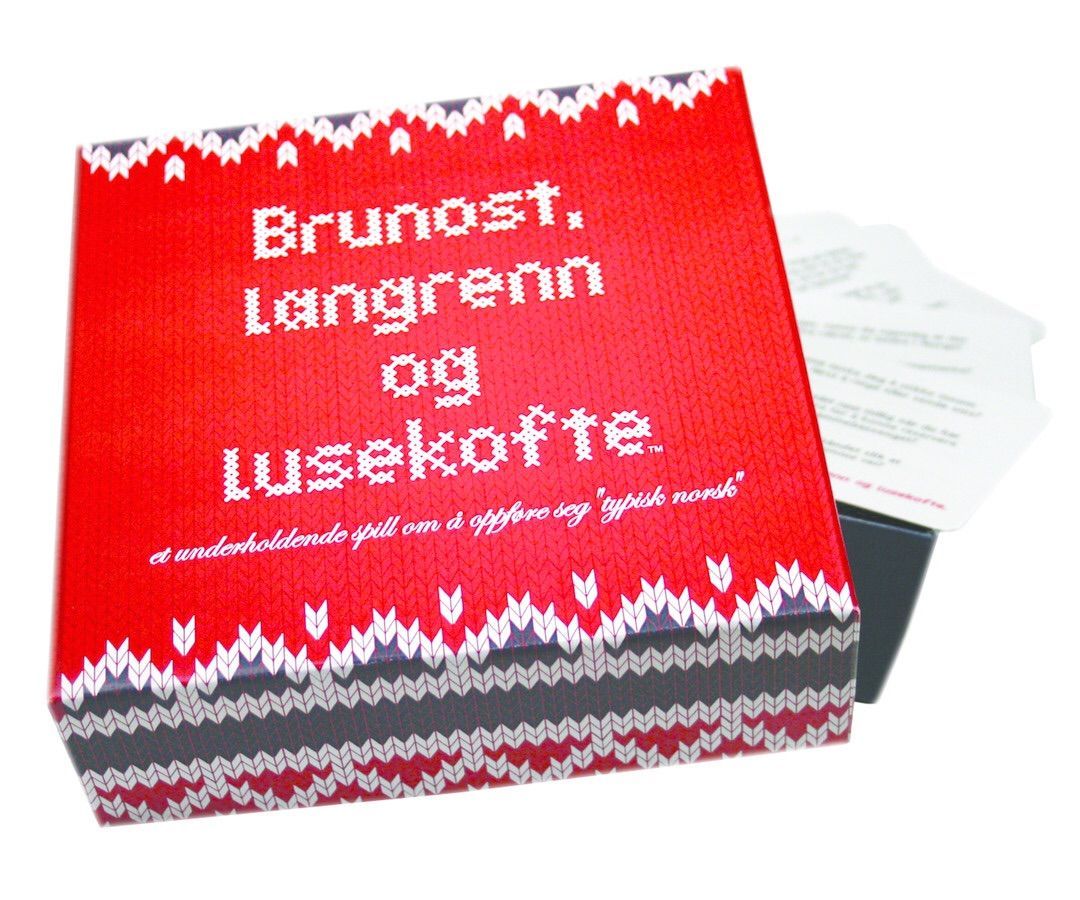Brunost, langrenn og lusekofte box art