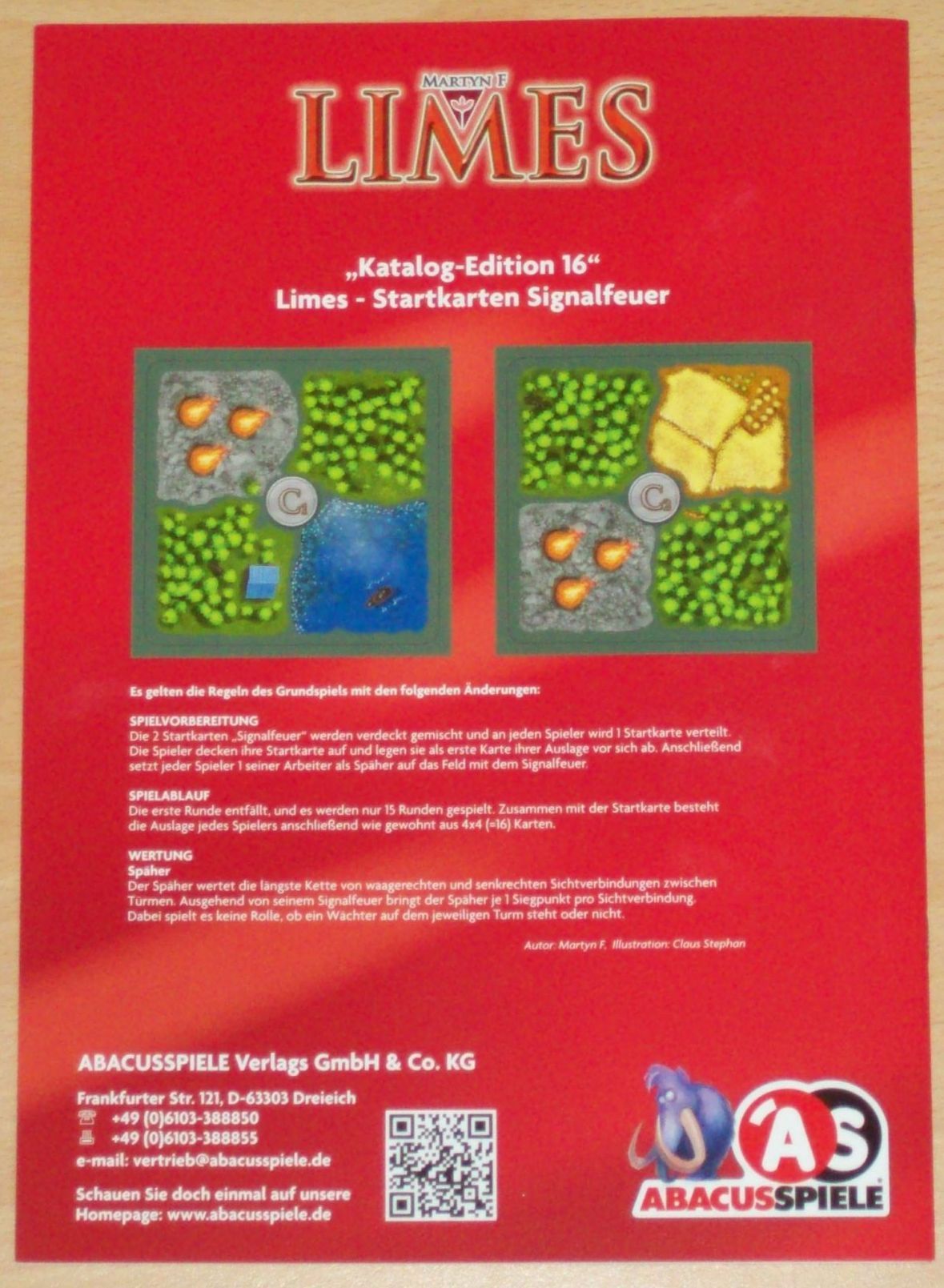 Limes: Startkarten Signalfeuer box art