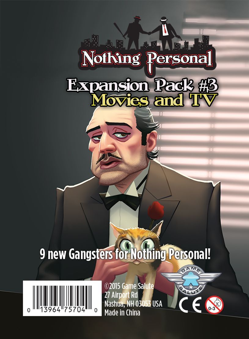 Nothing Personal Expansion Pack #3: Movies and TV doboz