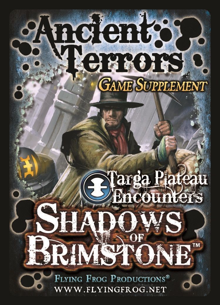 Shadows of Brimstone: Ancient Terrors Game Supplement box art