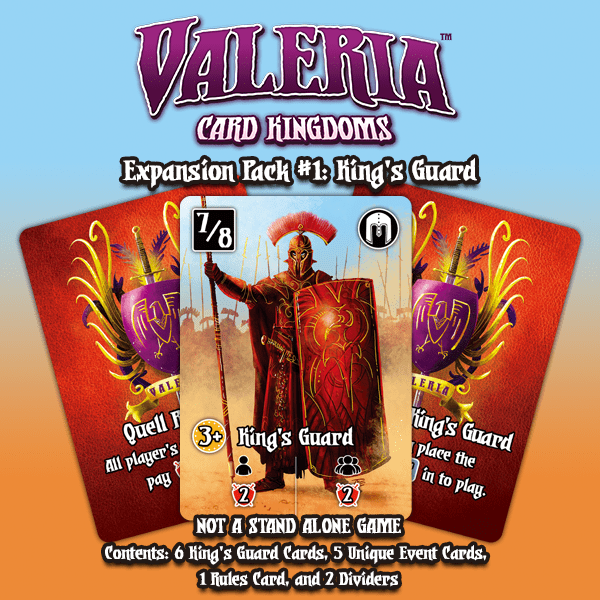 Coperta Valeria: Card Kingdoms – Expansion Pack #01: King's Guard