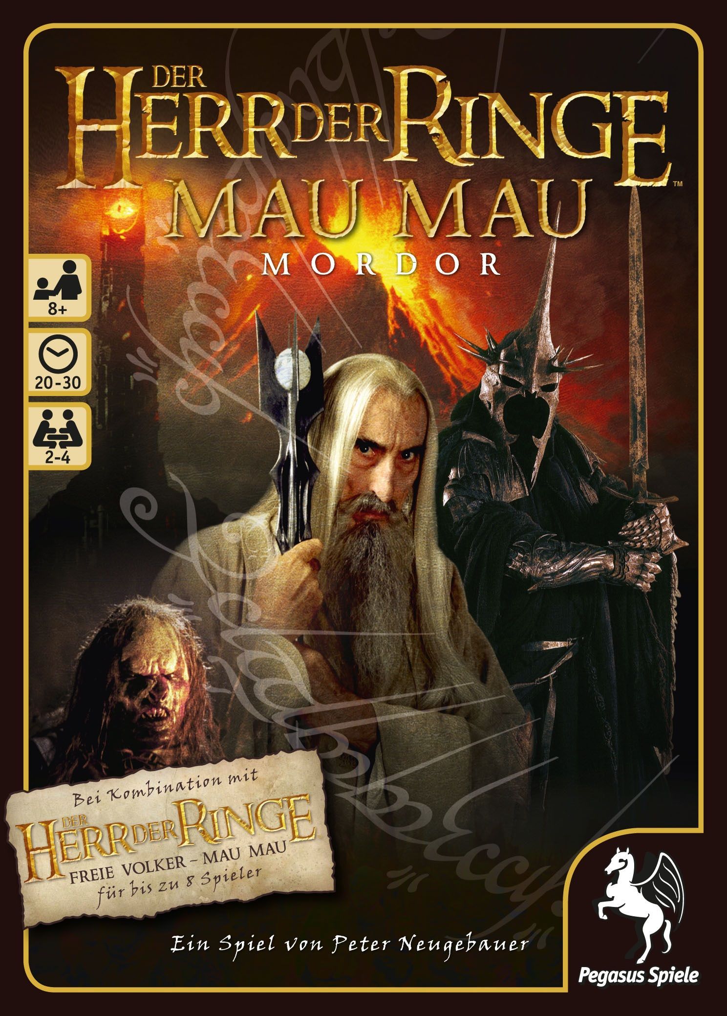 Herr der Ringe Mau Mau: Mordor box art