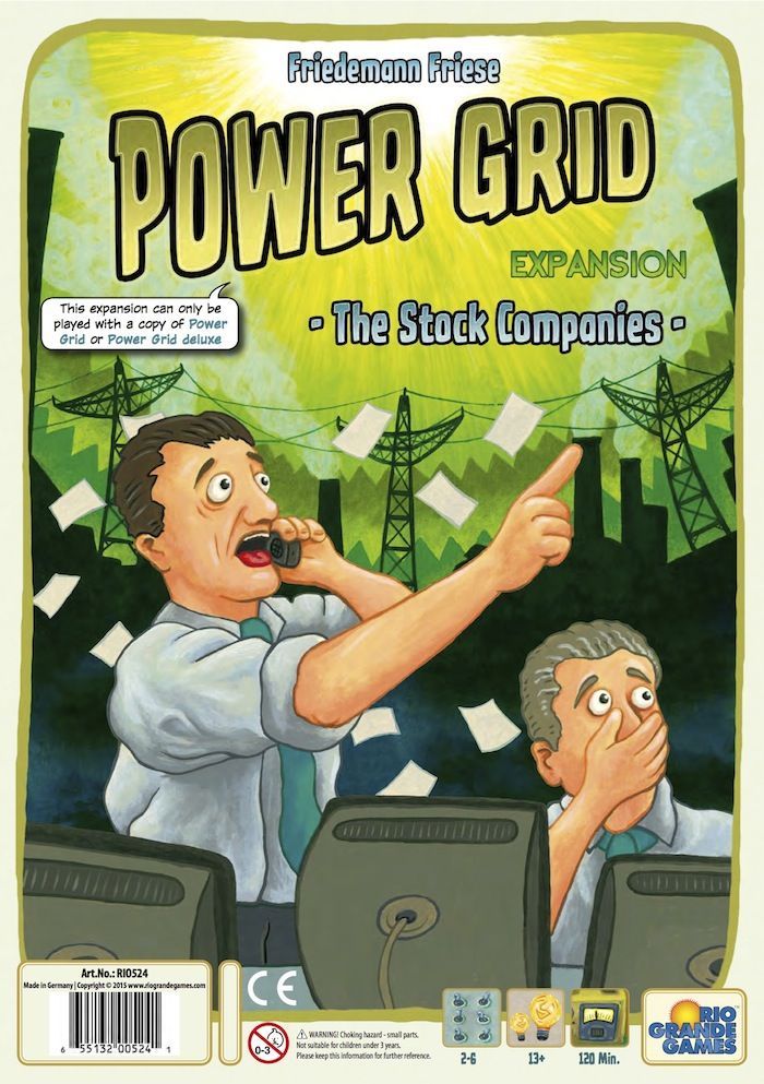Power Grid: The Stock Companies box art