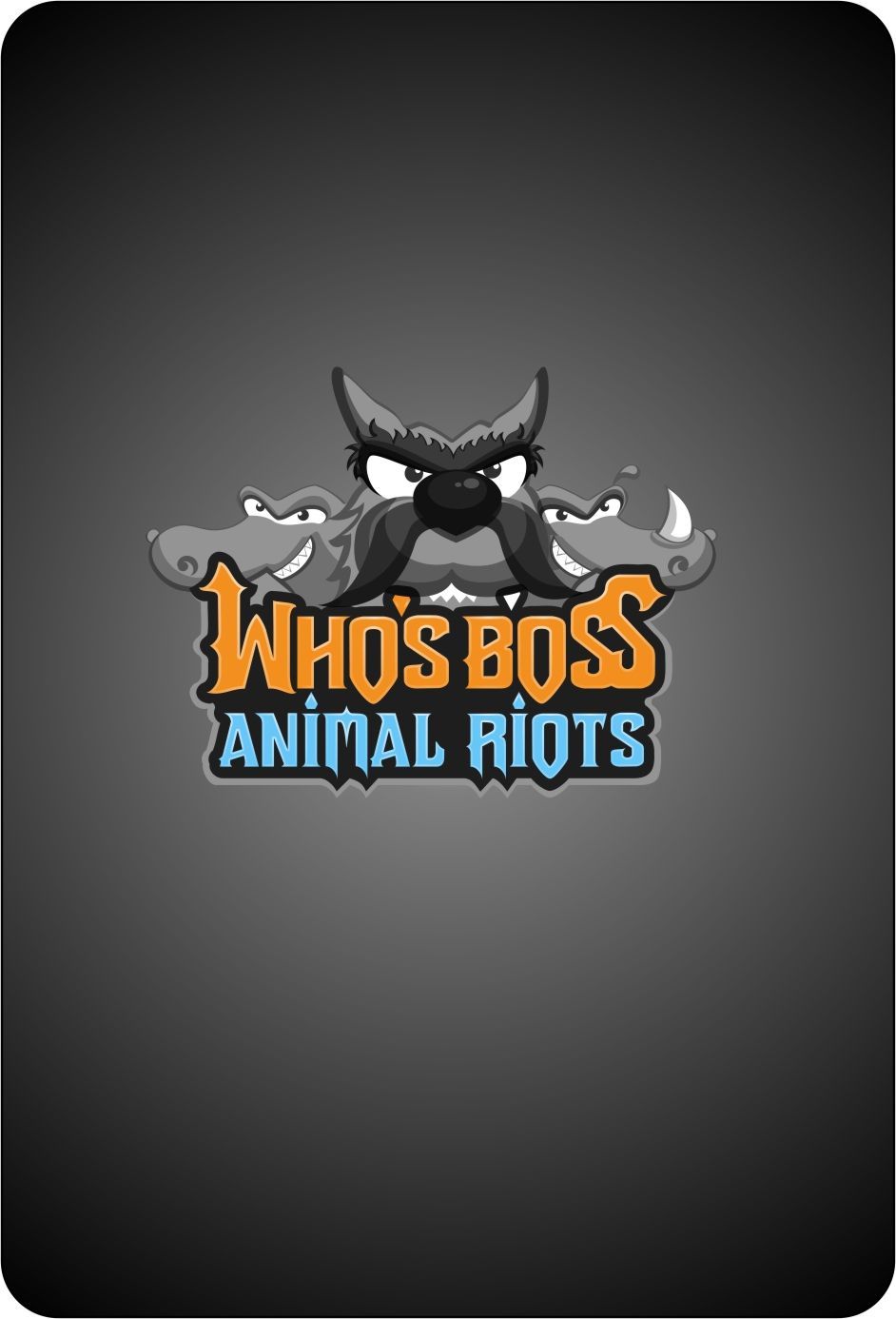 Who's Boss. Animal Riots: The CARD GAME box art