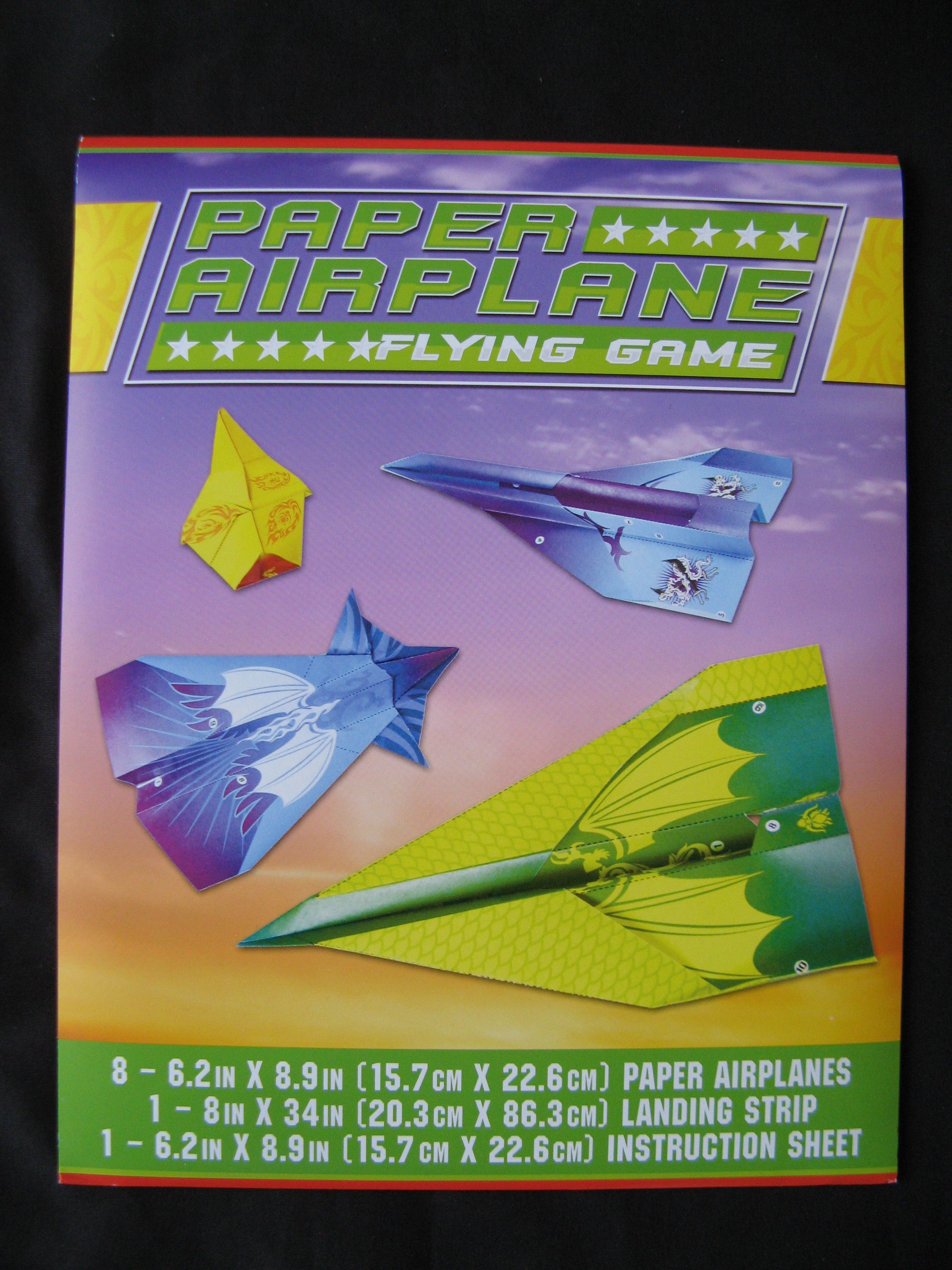 Paper Airplane Flying Game box art