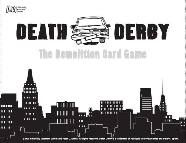Coperta Death Derby: The Demolition Card Game