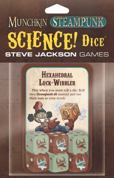 Munchkin Steampunk: SCIENCE! Dice box art